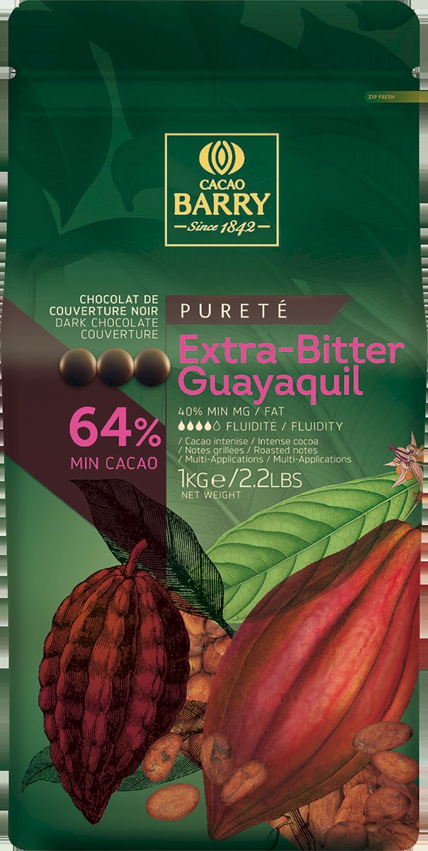 ｶｶｵﾊﾞﾘｰ ｸｰﾍﾞﾙﾁｭｰﾙ ﾋﾟｽﾄｰﾙ EXﾋﾞﾀｰ（64％）　　1kg